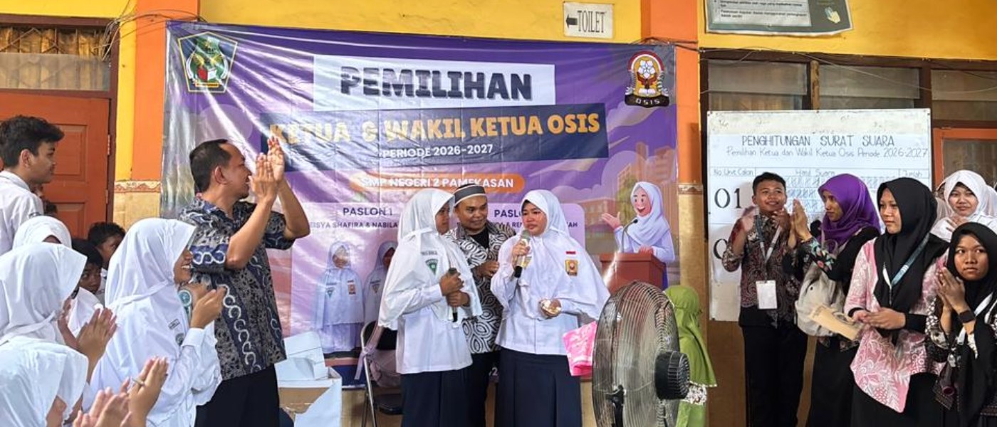Pesta Demokrasi : SMPN 2 Pamekasan Cetak Pemimpin Muda Berkarakter!